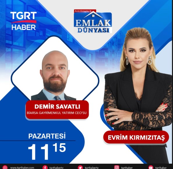 TGRT Haber Emlak Dünyasına Programına Katılım Sağlandı